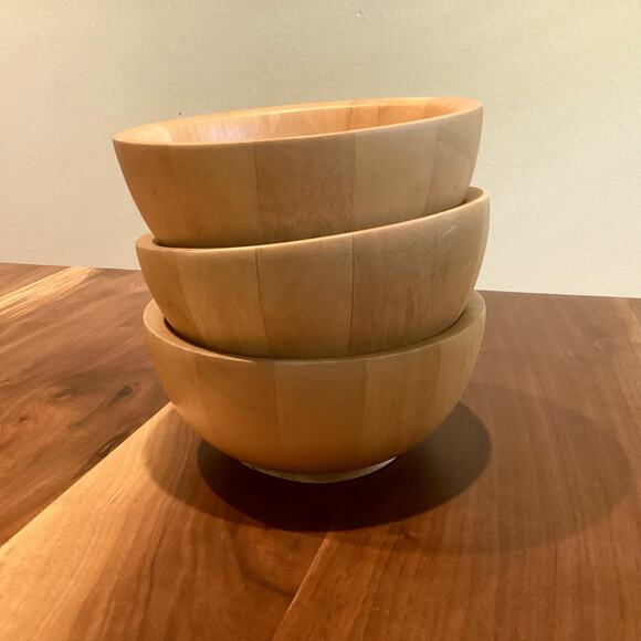 Pomerantz Wooden Bowls - Picture 1 of 7
